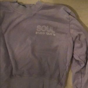 Lilac soul cycle crew neck